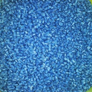 Hạt nhựa tái sinh HDPE màu xanh
